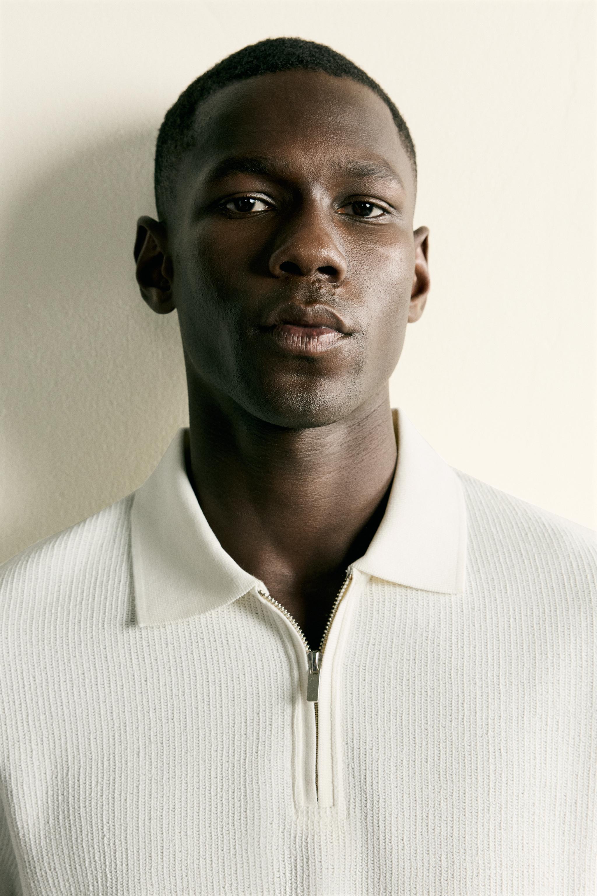 POLO REGULAR FIT À ZIP